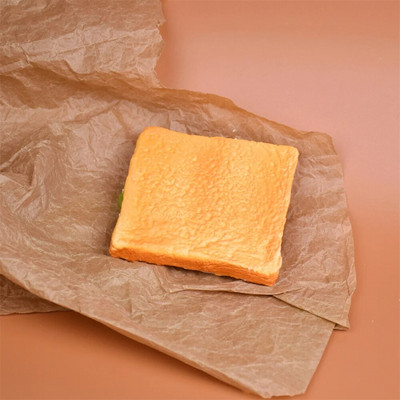 Симулирано готвене Реквизит за модел на препечен хляб, филия, здравословна торта, бекон от маруля, сандвич, яйце за декорация на дома