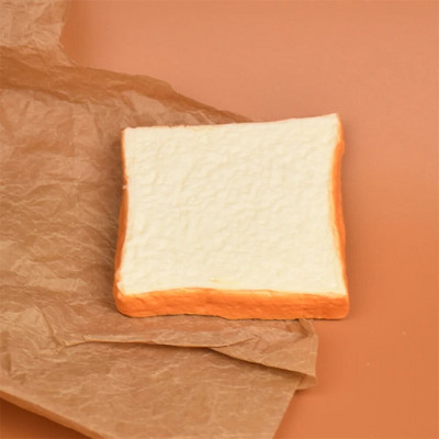 Симулирано готвене Реквизит за модел на препечен хляб, филия, здравословна торта, бекон от маруля, сандвич, яйце за декорация на дома