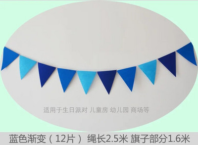 8M Khaki rudos kavos pilkos spalvos vimpeliai, reklamjuostės Vestuvių/Kalėdų/Gimtadienio vakarėlio vėliavėlės Pakabinamos girliandos dekoravimo reikmenys