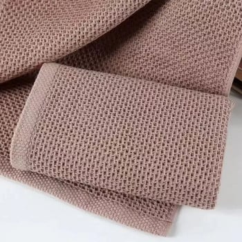 2Pcs 34*34cm памучна кърпа за съдове Honeycomb кърпа ултра мека абсорбираща кърпа за ръце кърпа за измиване домакинска кухня инструмент за почистване на кърпа