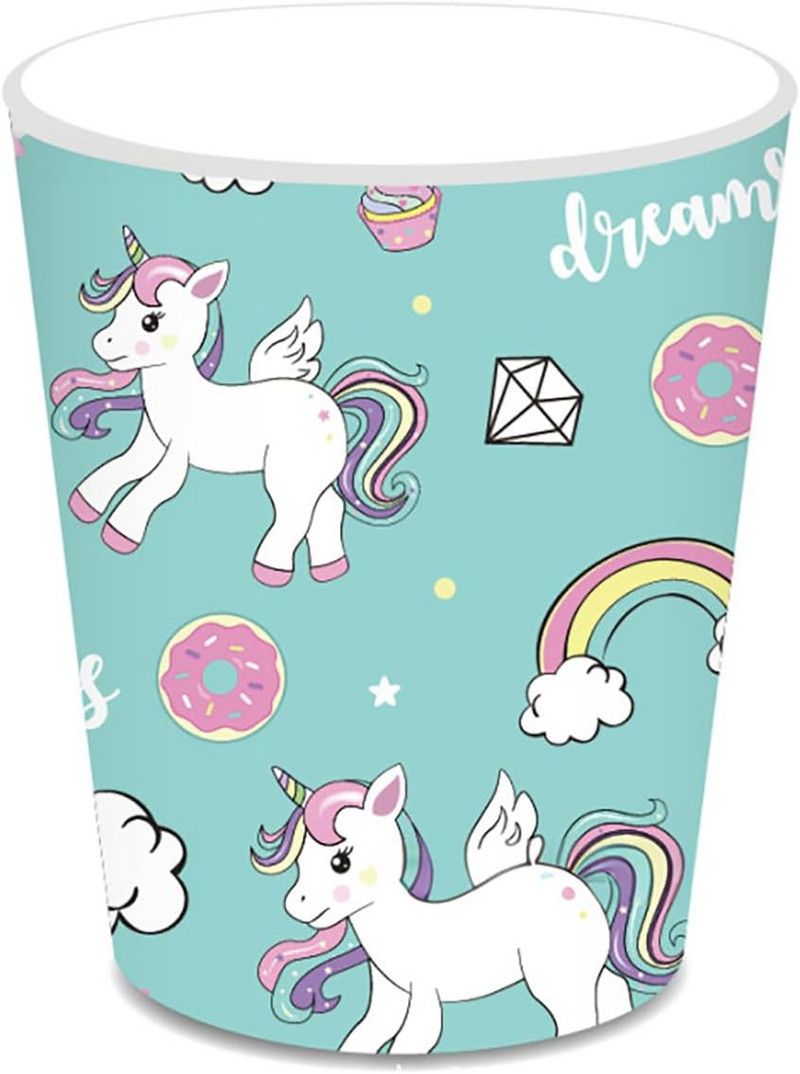 1Rusvos spalvos vaivorykštės vienaragio gimtadienio dekoracijų rinkinys Vienaragis su gimtadieniu reklamjuostė Popierinė vaikų mergaičių gimtadienio puošmena