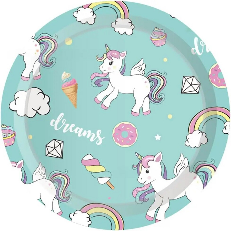 1Rusvos spalvos vaivorykštės vienaragio gimtadienio dekoracijų rinkinys Vienaragis su gimtadieniu reklamjuostė Popierinė vaikų mergaičių gimtadienio puošmena