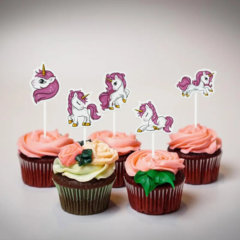 Egyszarvú téma Boldog születésnapot Banner Gyerekek 1 éves születésnapi parti dekoráció Babazuhany Egyszarvú parti dekoráció