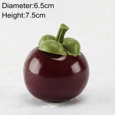 Mākslīgie augļi un dārzeņi Mājas dekorēšana Viltus apelsīns persiks ābols bumbieris vīnoga citrons persiks ornaments pārtikas fotografēšanas rekvizīti