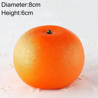 Mākslīgie augļi un dārzeņi Mājas dekorēšana Viltus apelsīns persiks ābols bumbieris vīnoga citrons persiks ornaments pārtikas fotografēšanas rekvizīti