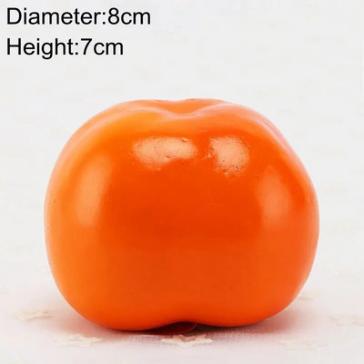 Mākslīgie augļi un dārzeņi Mājas dekorēšana Viltus apelsīns persiks ābols bumbieris vīnoga citrons persiks ornaments pārtikas fotografēšanas rekvizīti