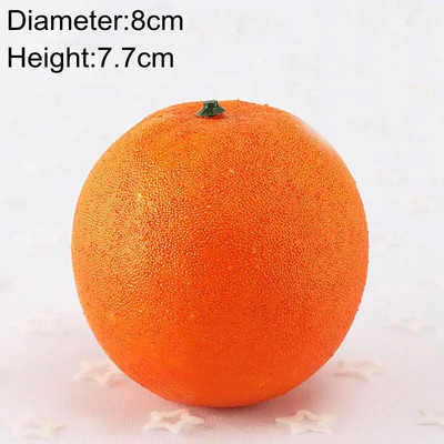 Mākslīgie augļi un dārzeņi Mājas dekorēšana Viltus apelsīns persiks ābols bumbieris vīnoga citrons persiks ornaments pārtikas fotografēšanas rekvizīti