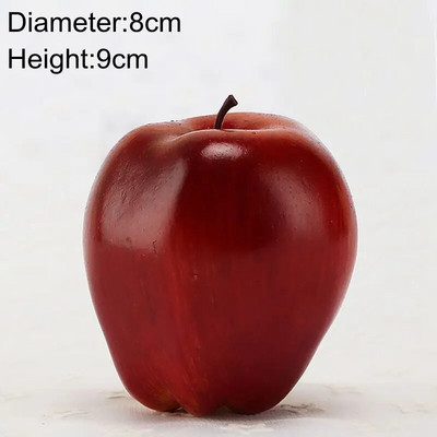 Mākslīgie augļi un dārzeņi Mājas dekorēšana Viltus apelsīns persiks ābols bumbieris vīnoga citrons persiks ornaments pārtikas fotografēšanas rekvizīti