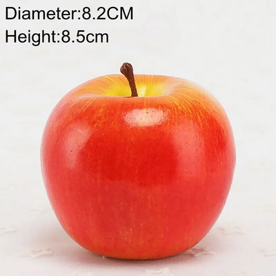 Mākslīgie augļi un dārzeņi Mājas dekorēšana Viltus apelsīns persiks ābols bumbieris vīnoga citrons persiks ornaments pārtikas fotografēšanas rekvizīti