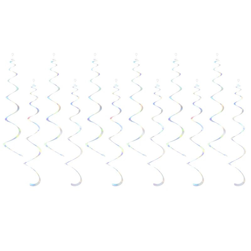 6/10/12 vnt Vienaragio gimtadienio papuošimai Spiralinė reklamjuostė Džiunglių Safari Gyvūnų sūkurys pakabukas Vaikų gimtadienio vakarėlio dekoras Kūdikių dušas