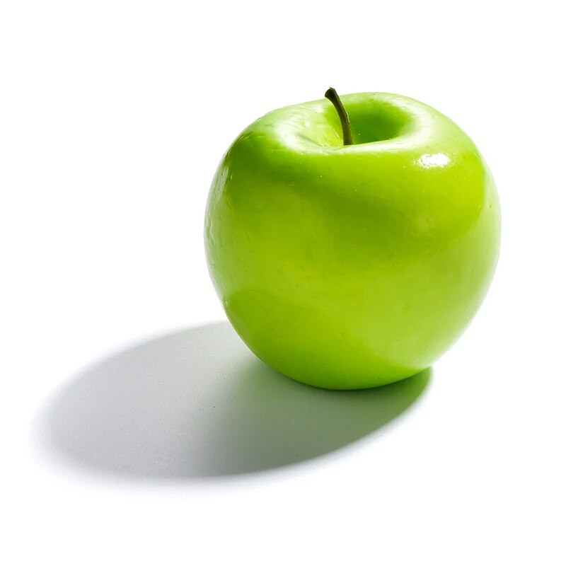 1 gab Mākslīgās viltotās putas Augļi un dārzeņi Zaļie āboli Kāzu dekorēšanai Scrapbooking simulācija viltoti augļi