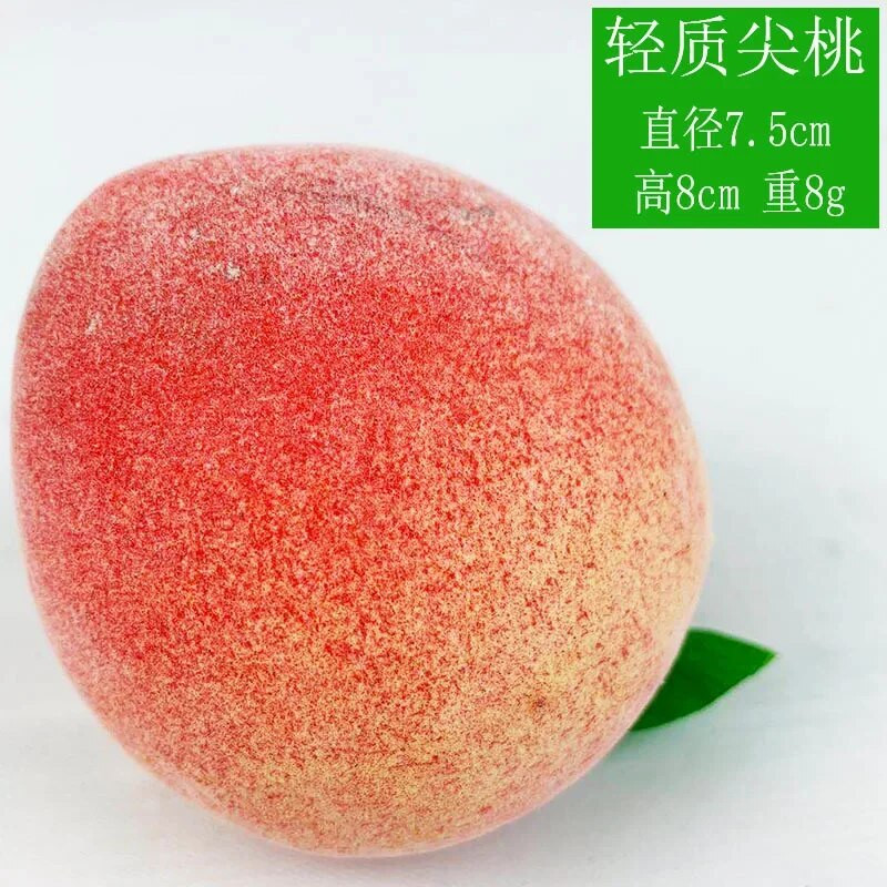 Симулация Модел на медена праскова Фалшива медена праскова Плодове Маса Орнаменти Витрина Дисплей Фотореквизит Изкуствени плодове