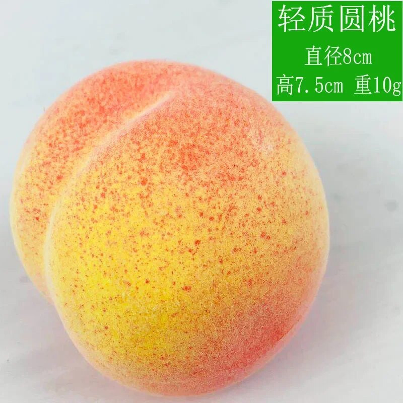 Симулация Модел на медена праскова Фалшива медена праскова Плодове Маса Орнаменти Витрина Дисплей Фотореквизит Изкуствени плодове