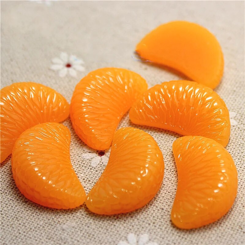 10 бр./компл. портокалова смола направи си сам изкуствени плодове детска градина пластмасови фалшиви плодове за коледа домашна сватбена украса
