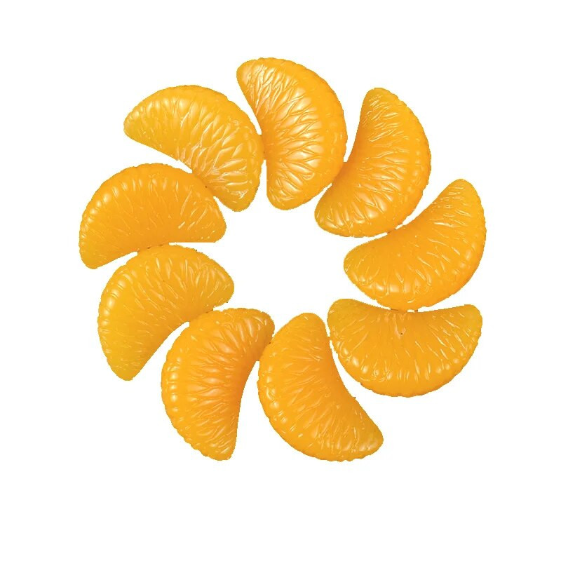 10 бр./компл. портокалова смола направи си сам изкуствени плодове детска градина пластмасови фалшиви плодове за коледа домашна сватбена украса