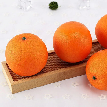 7,5x8cm 5 ΤΕΜ Τεχνητά Πορτοκάλια Διακόσμηση Σπιτιού Τεχνητά Φρούτα Είδη γιορτής & πάρτι Προσομοίωση Στολίδι Φωτογραφικά στηρίγματα