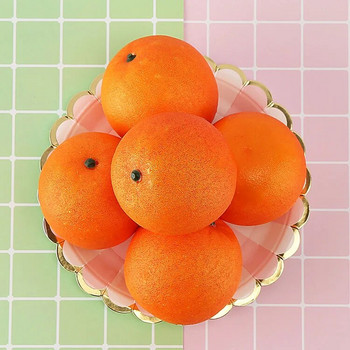7,5x8cm 5 ΤΕΜ Τεχνητά Πορτοκάλια Διακόσμηση Σπιτιού Τεχνητά Φρούτα Είδη γιορτής & πάρτι Προσομοίωση Στολίδι Φωτογραφικά στηρίγματα
