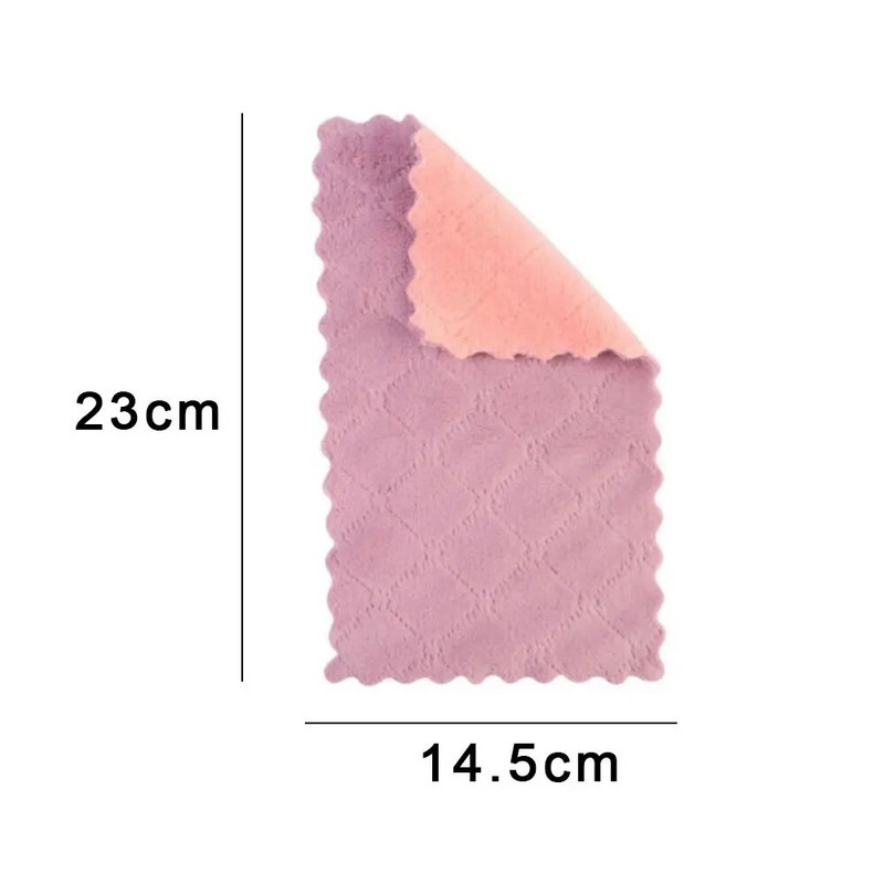 Kuhinjske krpe za brisanje protiv masnoće Učinkovita super upijajuća krpa za čišćenje od mikrovlakana Kućno pranje posuđa Kuhinjski ručnik za čišćenje