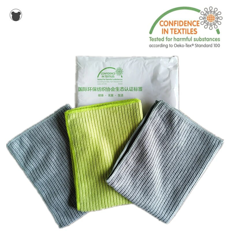 3 DB Erős tisztítókendő Mikroszálas konyhai tisztítótörölköző Mosogatógép tapadásmentes olajos rongy háztartási fürdőszobai mosogatórongy