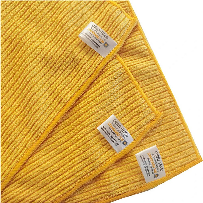 3 DB Erős tisztítókendő Mikroszálas konyhai tisztítótörölköző Mosogatógép tapadásmentes olajos rongy háztartási fürdőszobai mosogatórongy