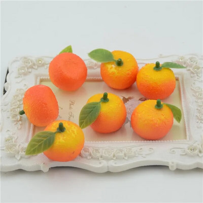 Nové oranžové 10 ks 3,5 cm umelé falošné penové ovocie bobule scrapbookingové kvety pre DIY svadobnú simuláciu dekorácie stromčeka