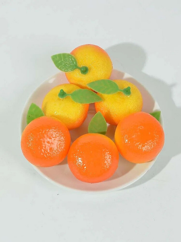 Nové oranžové 10 ks 3,5 cm umelé falošné penové ovocie bobule scrapbookingové kvety pre DIY svadobnú simuláciu dekorácie stromčeka