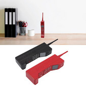 Retro ukras od cigle za mobitel, starinski model mobilnog telefona, simulacija, fotografski rekviziti, stilizirani ukrasi, mini telefon