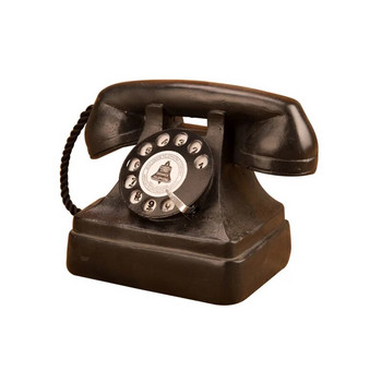 Аксесоари Nordic Retro Vintage Rotate Vintage Фиксиран телефон с въртящ се циферблат Античен стационарен телефон за декорация на кафене