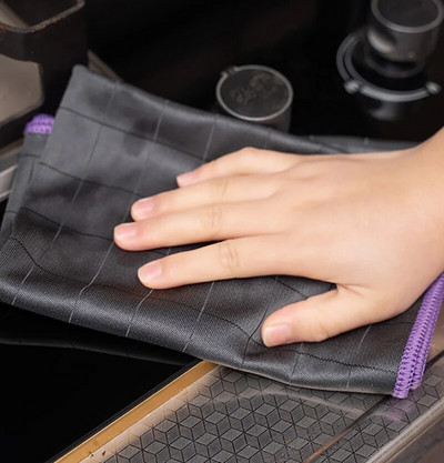 Kućanska kuhinja Višenamjenska krpa za suđe Čista krpa od ugljičnih vlakana Upijajuća maramica Nije lako ostaviti tragove Sredstvo za čišćenje auto stakla