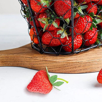 10 бр изкуствени плодове фалшива ягода пластмасова симулация ягодов орнамент занаяти фотографски реквизит домашен декор детски играчки