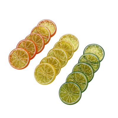 Umelé ovocie z mäkkého PVC, krásny zelený citrón, jahody, melón, kiwi, simulácia ľadových kociek, bytové dekorácie, ozdoby.