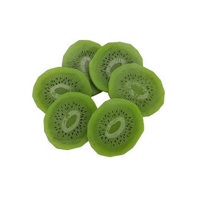 Umelé ovocie z mäkkého PVC, krásny zelený citrón, jahody, melón, kiwi, simulácia ľadových kociek, bytové dekorácie, ozdoby.