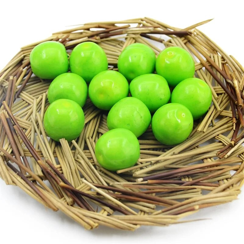 20 komada umjetnih mini bobica simuliranih malih pjenastih ljepota Prilično lažno umjetno voće Obiteljska i kuhinjska vjenčana dekoracija