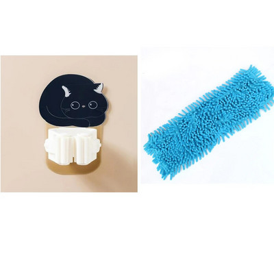 1/2 KOM 41x12 cm plava mikrovlakana od šenile, zamjenjiva glava krpe za brisanje za produljive krpe za čišćenje podova u kućanstvu