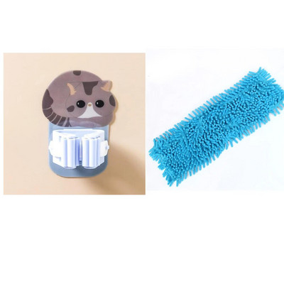 1/2 KOM 41x12 cm plava mikrovlakana od šenile, zamjenjiva glava krpe za brisanje za produljive krpe za čišćenje podova u kućanstvu