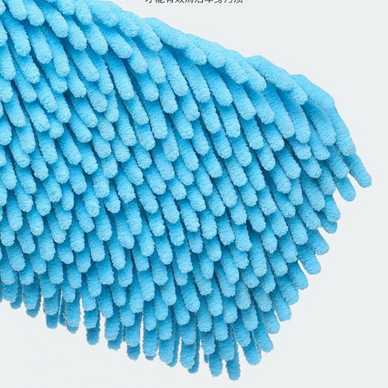1/2 KOM 41x12 cm plava mikrovlakana od šenile, zamjenjiva glava krpe za brisanje za produljive krpe za čišćenje podova u kućanstvu