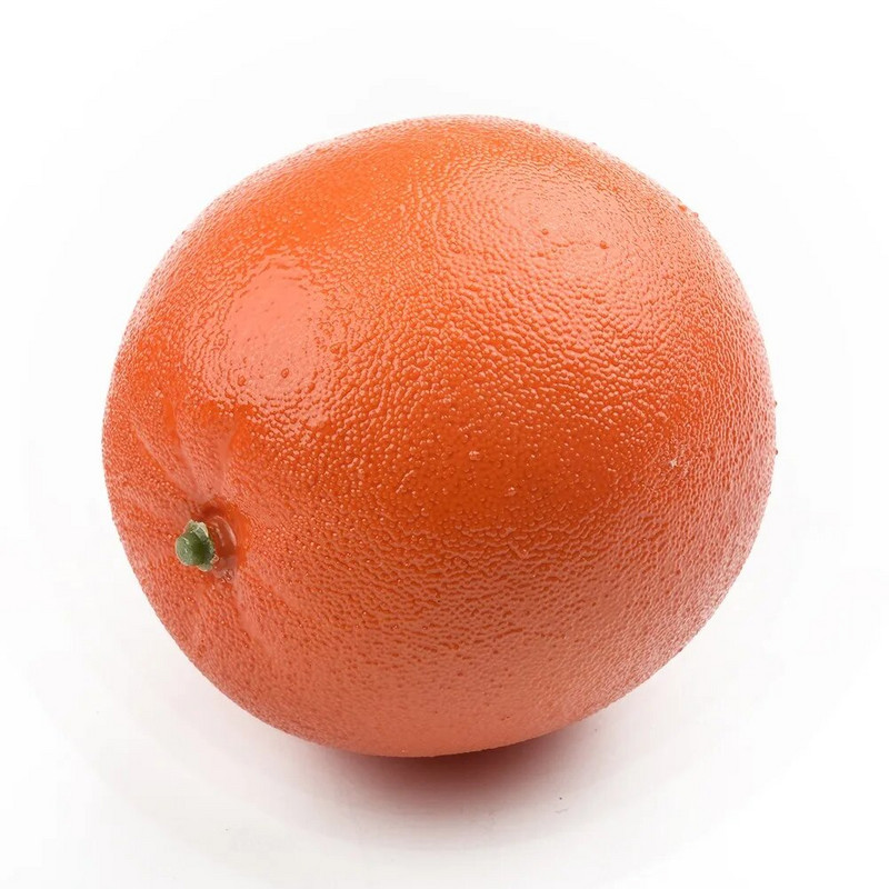 8 cm dirbtiniai padirbti imituoti apelsinai obuolių vaisių ornamentas, fotografinis putplasčio vaisius vakarėliui namų dekoravimo priedai