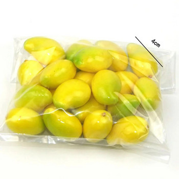 10 ΤΕΜ Μίνι τεχνητά φρούτα Fake Cherry Mango Καρπούζι Μπανάνα Lime Φράουλα Μοντέλο Στολίδι Φωτογραφία Σκουπίδια Διακόσμηση σπιτιού