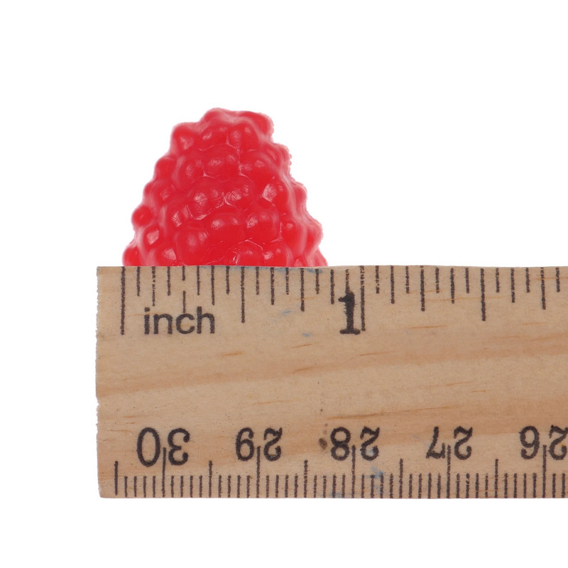 10 ks Rimulation Červená malinová dekorácia torty Simulácia malých ovocných modelov Falošné jahodové modely Torta DIY dekoračné rekvizity