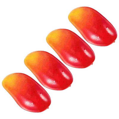 4 ks penové simulácie manga umelé ovocné hračky kandizované ovocie simulované modely