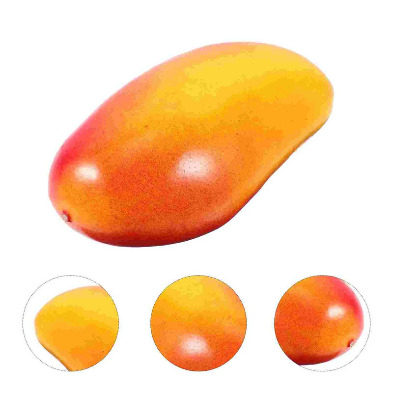 4 ks penové simulácie manga umelé ovocné hračky kandizované ovocie simulované modely