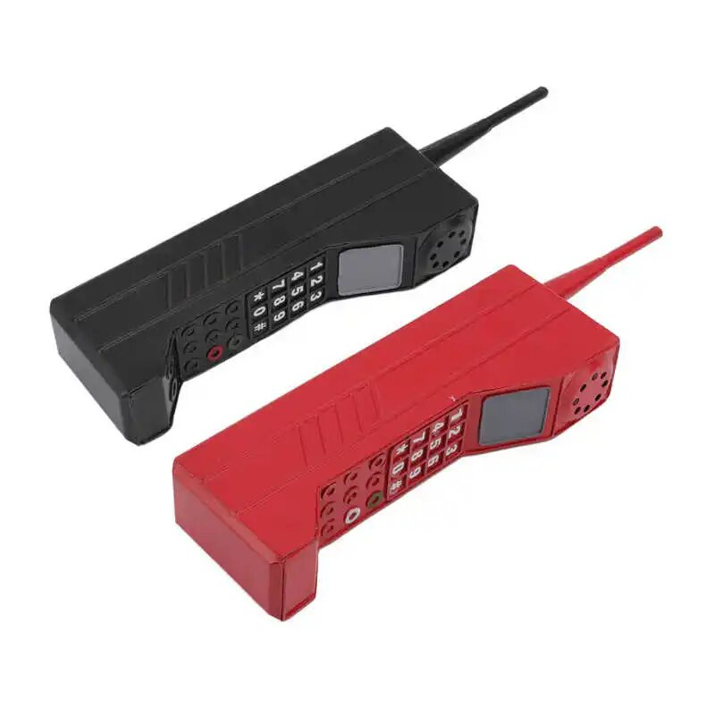 Staromodni model mobilnog telefona od cigle, glačalo izvrsnog izgleda, retro ukrasi za mobitel od cigle za uređenje obiteljske kuće