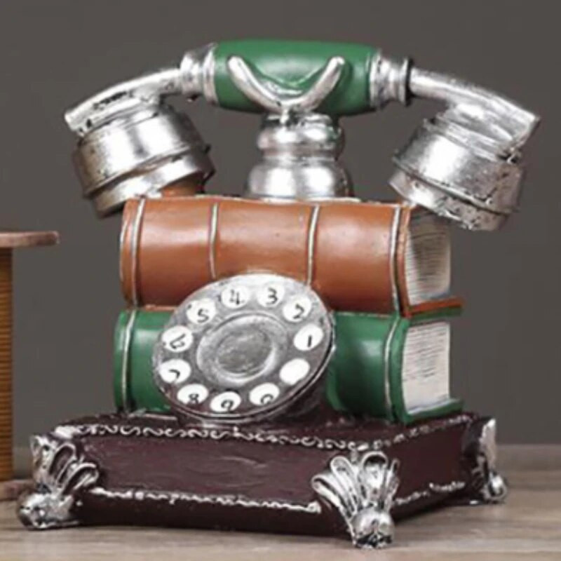 Vintage model telefona od smole Lažna knjiga Dekoracija telefona Kreativni dom Retro ukras Dekorativni telefon za bar Uredski stol