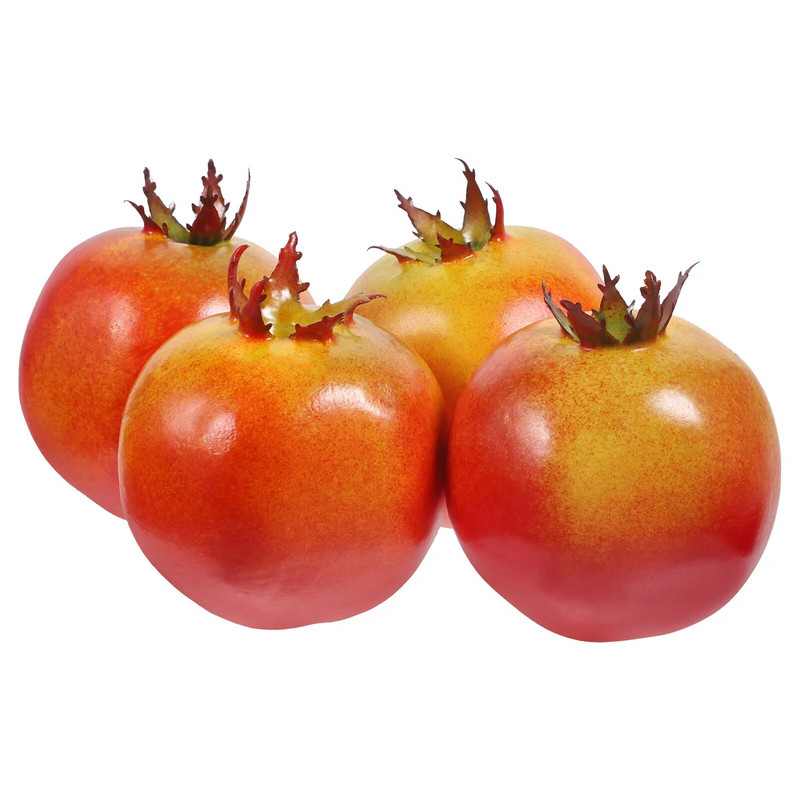 4 ks simulovaného ovocného modelu hrozna, dekorácie do domácnosti, fotografické rekvizity, penová simulácia granátového jablka