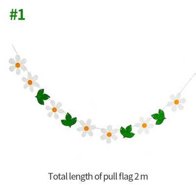 Ins Rođendanski šešir Sjajni 1 2 3 Baby Shower Banket Daisy Party Šeširi za dječake Djevojčice Dekoracija dječjeg dana Božićna traka za glavu Pribor