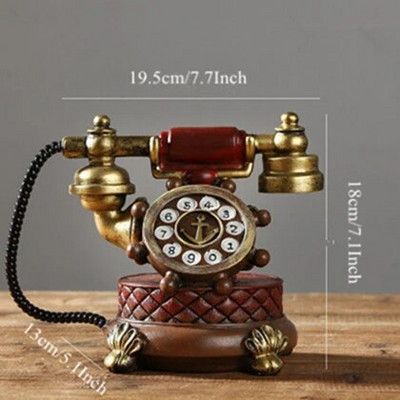 Deartco 18cm vaigust retrotelefoni kujukesed Creative European notsu pank Kodukaunistamise tarvikud Käsitsi valmistatud ehted käsitöö