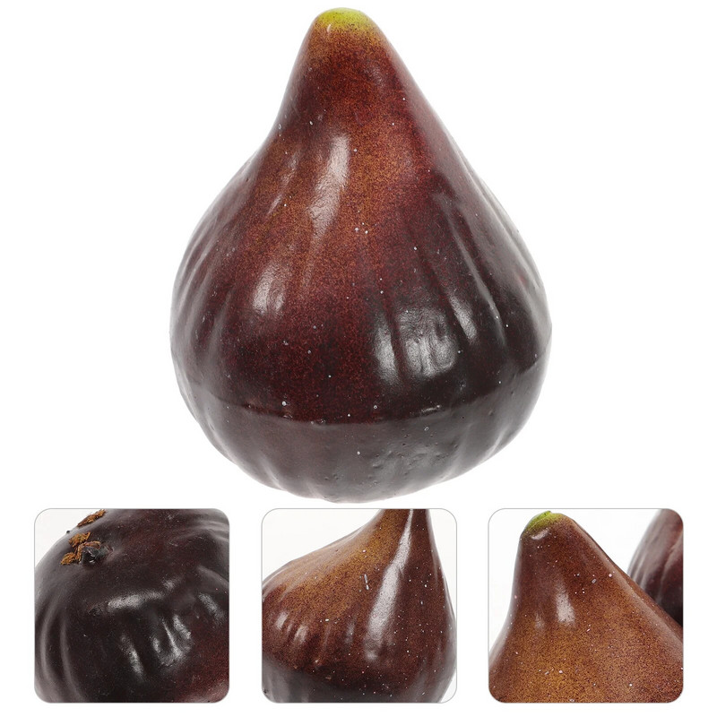 Imitacija figos ornamentas Dirbtinis vaisius Modelis Maisto fotografija Rekvizitas Įrengimas Žaislai Namų Vakarėlio dekoravimas