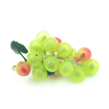 Евтини 3 бр. / 7 см изкуствена пластмаса симулация плодове грозде сватбена украса домашна кухня коледен подарък щипка аксесоари