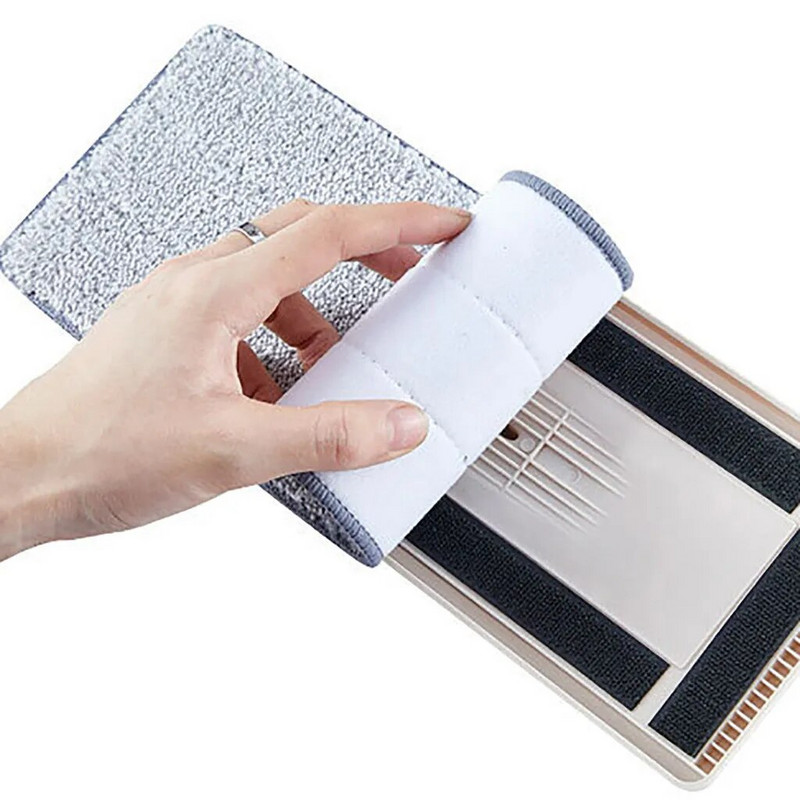 1/2/5/10db Felmosófej Padlótisztító Helyettesítő Törlőkendő Mikroszálas Csere Mop Pad Paszta Ruha Takaró Spray Lapos Por 33x12 cm