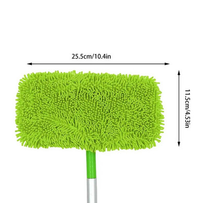 Felmosó párnák utántöltő vastagított elasztikus szalag lapos felmosó kendő mikroszálas zsenília csere, forgó felmosó tisztító betét fürdőszoba padlóhoz